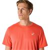 ASICS Gents Core Short Sleeve Top Coral Reef