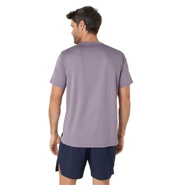 ASICS Gents Core Short Sleeve Top Lavender Grey