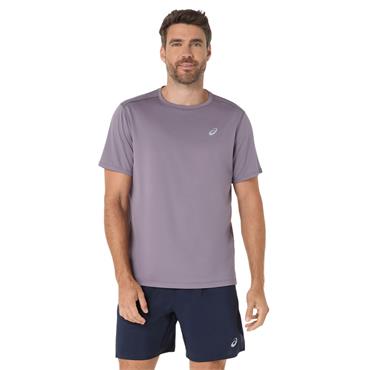 ASICS Gents Core Short Sleeve Top Lavender Grey