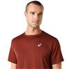 ASICS Gents Core Short Sleeve Top Singed Red