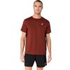 ASICS Gents Core Short Sleeve Top Singed Red