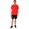 ASICS Gents Icon Short Sleeve Top Flash Red