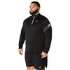 ASICS Gents Icon Long Sleeve ½ Zip Top Black