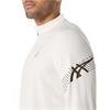 ASICS Gents Icon Long Sleeve ½ Zip Top Cream