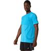 Asics Gents Road Seamless Short Sleeve Top Aegean Blue - Sky