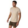 Asics Gents Road Seamless Short Sleeve Top Cream