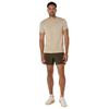 Asics Gents Road Seamless Short Sleeve Top Cream