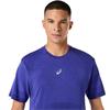 Asics Gents Road Seamless Short Sleeve Top Cobalt Burst - Eggplant