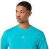 ASICS Gents Road Seamless Short Sleeve Top Energy Aqua