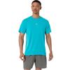 ASICS Gents Road Seamless Short Sleeve Top Energy Aqua