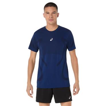 Asics Gents Road Seamless Short Sleeve Top Midnight