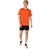ASICS Gents Road Seamless Short Sleeve Top Energy Organge 
