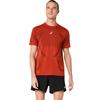 ASICS Gents Road Seamless Short Sleeve Top Singed Red