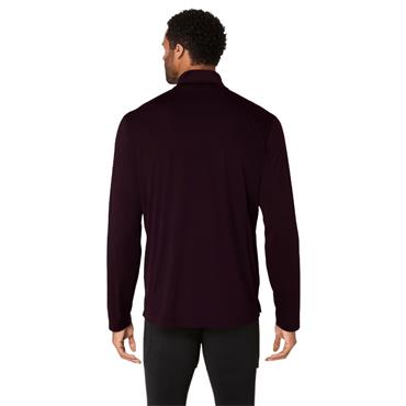 ASICS Core Long Sleeve ½ Zip Winter Top Dark Currant