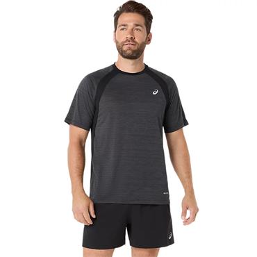 ASICS Gents Road Short Sleeve Top Performance Black
