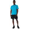 ASICS Gents Road Short Sleeve Top Aegean Blue