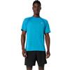 ASICS Gents Road Short Sleeve Top Aegean Blue