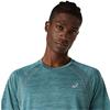 ASICS Gents Road Short Sleeve Top Foggy Teal