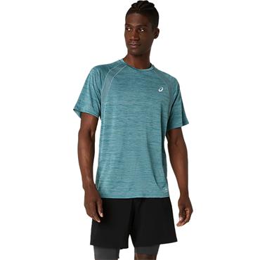 ASICS Gents Road Short Sleeve Top Foggy Teal