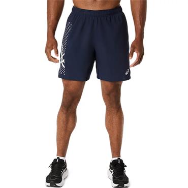 ASICS Gents Icon 7 Inch Short Midnight Cream