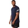 ASICS Gent Icon Short Sleeve Top Midnight - Cream