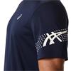 ASICS Gent Icon Short Sleeve Top Midnight - Cream