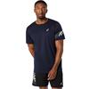 ASICS Gent Icon Short Sleeve Top Midnight - Cream