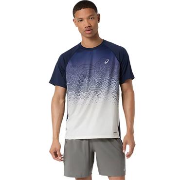 ASICS Gents Road Fade Short Sleeve Top Midnight