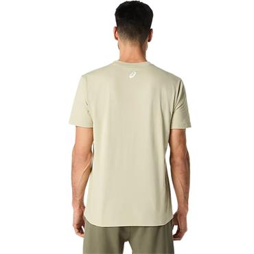 ASICS Gents Logo Short Sleeve T-Shirt Mantle Green 