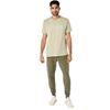 ASICS Gents Logo Short Sleeve T-Shirt Mantle Green 