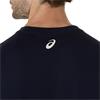 ASICS Gents Logo Short Sleeve T-Shirt Midnight Birch