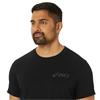 ASICS Chest Logo Short Sleeve Tee  Performance Black - Graphite Grey