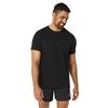 ASICS Chest Logo Short Sleeve Tee  Performance Black - Graphite Grey