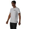 ASICS Chest Logo Short Sleeve Tee Grey Heather - Graphite Grey