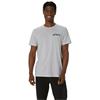 ASICS Chest Logo Short Sleeve Tee Grey Heather - Graphite Grey