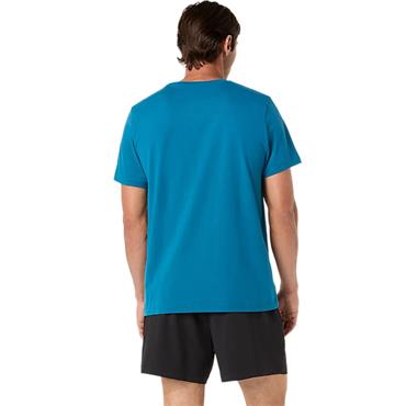 ASICS Gents Logo Graphic T Shirt Dark Teal