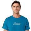 ASICS Gents Logo Graphic T Shirt Dark Teal