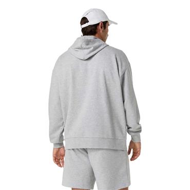 ASICS Gents French Terry Relaxed Pullover Hoodie Grey Heather