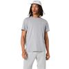 ASICS Gent Spiral Embroidery T Shirt Grey Heather