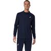 ASICS Gent Match Long sleeve 1/2 Zip Top Midnight