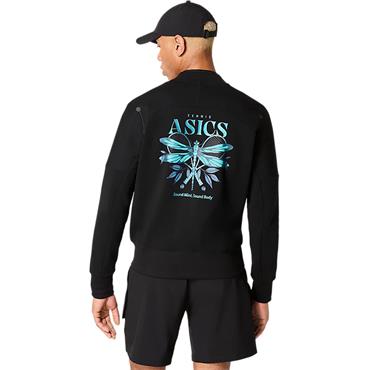ASICS Gent Match Jacket Night Energy Performance Black