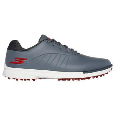 Skechers Gents Tempo Grip Force Shoes Grey - Red