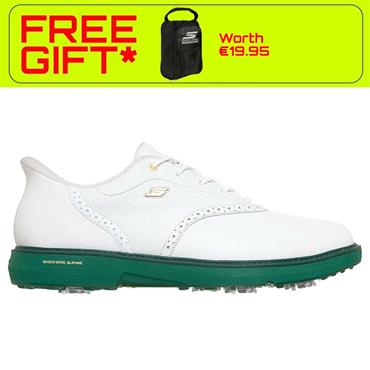 Skechers Gents Slip-ins Golf Waterproof: Prestige White - Green