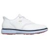 Skechers Gents Prestige Spiked Shoe White Navy Red