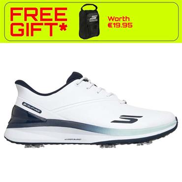 Skechers Gents Slip-ins Golf Waterproof: Blade Spiked Tour Shoes White - Navy