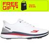 Skechers Gents Slip-ins Golf Waterproof Blade Spiked Tour Shoes White - Navy - Red
