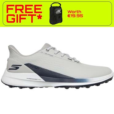Skechers Gents Pure Spikeless Shoes Grey Navy