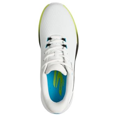 Skechers Gents Pure Spikeless Shoes White/Black/Mint/Teal