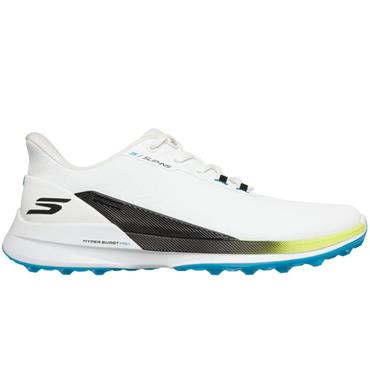 Skechers Gents Pure Spikeless Shoes White/Black/Mint/Teal