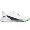 Skechers Gents Pure Spikeless Shoes White/Black/Mint/Teal